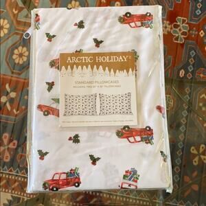 ARCTIC HOLIDAY PILLOWCASES Christmas Theme Trucks